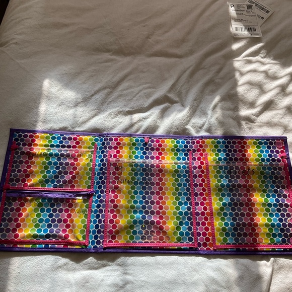 Lisa Frank 3 compartment folder with velcro closure and handles - Picture 4 of 8